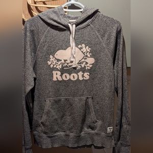 Women's salt and pepper Roots hoodie